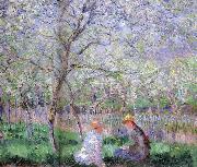 Claude Monet Springtime oil painting reproduction